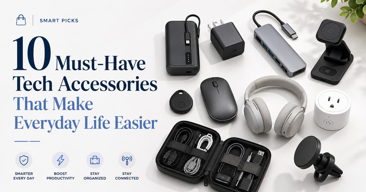 10 Must-Have Tech Accessories That Make Everyday Life Easier