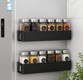 Magnetic Spice Rack Organizer – Space-Saving Refrigerator Storage Shelf