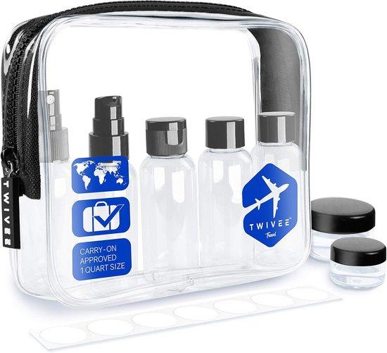 TSA-Approved Clear Toiletry Bag – Waterproof Travel Cosmetic Organizer
