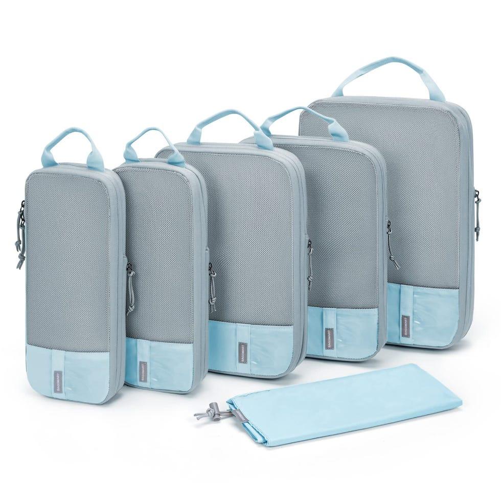 Compression Packing Cubes Set – Space-Saving Travel Organizers for Suitcases
