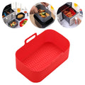 Reusable Silicone Air Fryer Basket – Non-Stick Air Fryer Liner with Handles